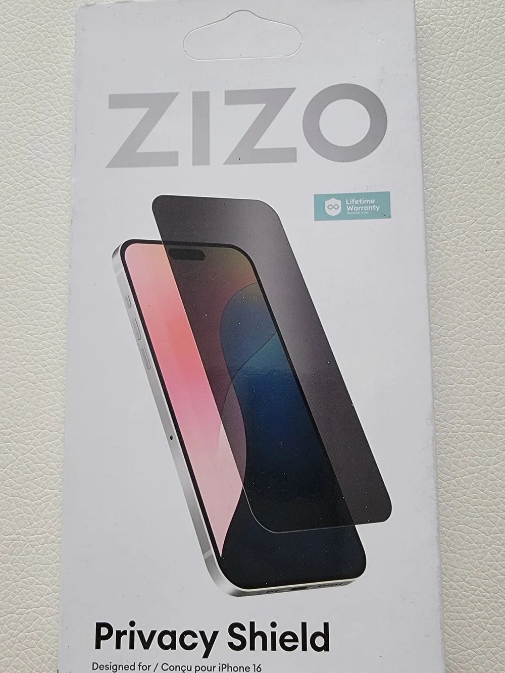 ZIZO Privacy Shield Tempered Glass Screen Protector For Iphone 16